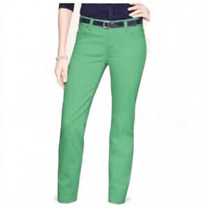 Talbots Size 16 Green Apple Heritage Slim Ankle Jeans